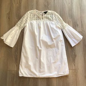 ✨Who What Wear✨ lacy dress with angel sleeves